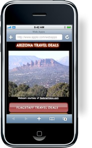 Arizona Hotels iPhone Web App