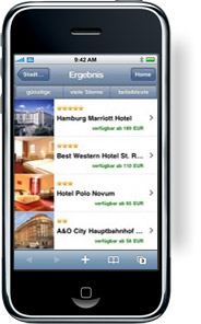 Hotel Radar iPhone Web App Hotel Radar iPhone Web App