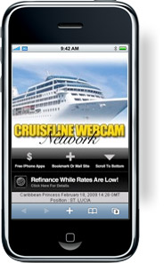 Ocean Cruiseline Webcam Network iPhone Web App Ocean Cruiseline Webcam Network iPhone Web App