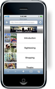 Pocket London iPhone Web App Pocket London iPhone Web App