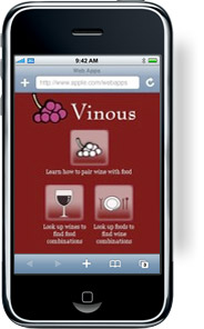 Vinous iPhone Web App Vinous iPhone Web App